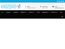 Tablet Screenshot of indolighting.com
